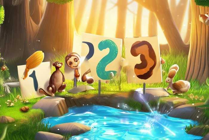 123数字儿童故事，数字123的故事