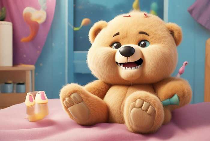 儿童睡前故事绘本小熊拔牙 - 幼儿故事小熊拔牙绘本