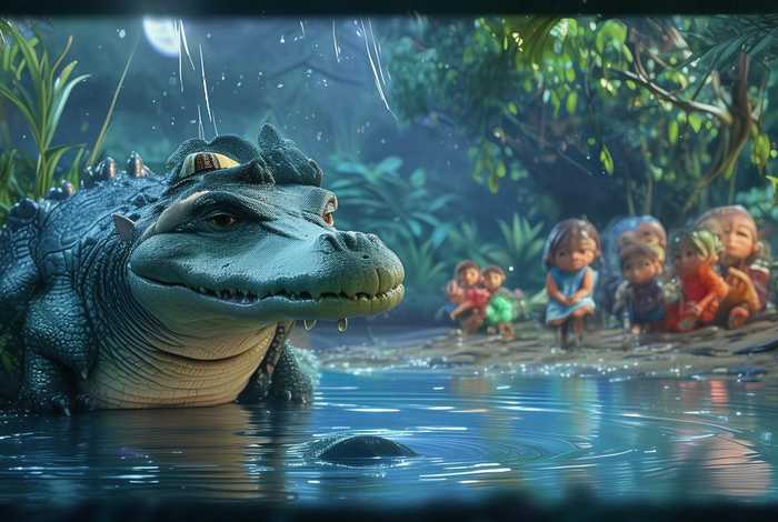 《鳄鱼的眼泪》儿童故事 鳄鱼的眼泪 寓言故事
