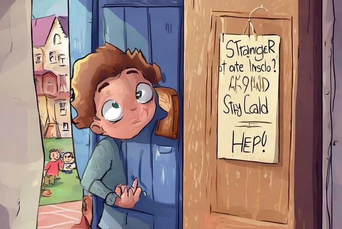 儿童故事陌生人敲门怎么办（儿童陌生人敲门怎么办）