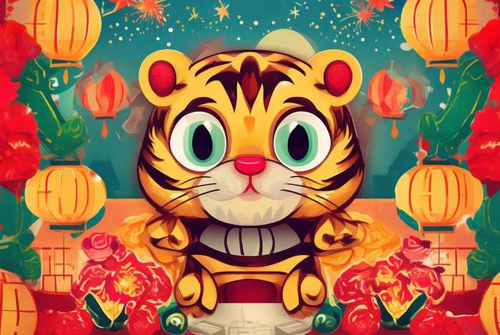 儿童画虎年主题 - 儿童画虎年主题作品