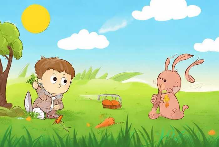 儿童表演守株待兔寓言故事 - 幼儿故事 守株待兔