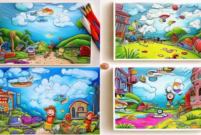 儿童故事简笔画4幅图（儿童故事简笔画图片大全大图）