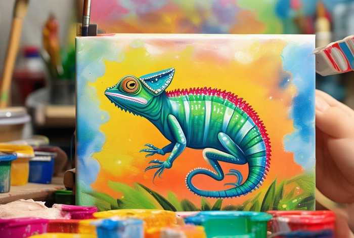 儿童变色龙颜色怎么涂,变色龙的颜色怎么涂 儿童变色龙颜色怎么涂,变色龙的颜色怎么涂