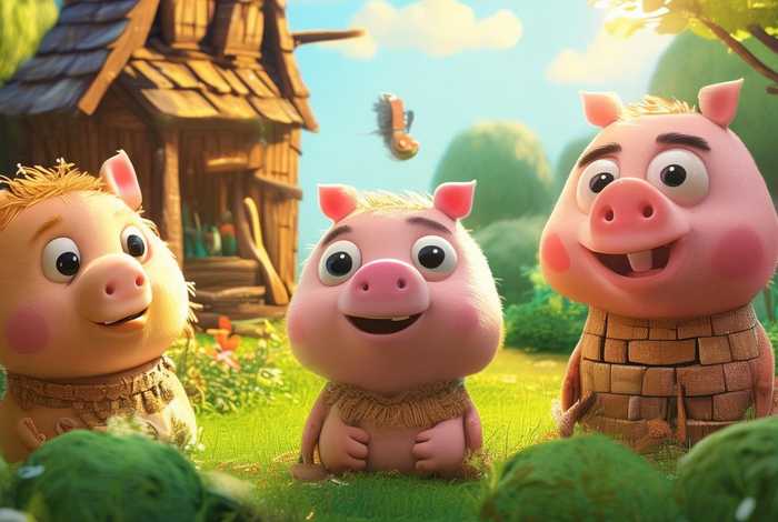 儿童益智童话故事三只小猪 - 幼儿童话三只小猪 儿童益智童话故事三只小猪 - 幼儿童话三只小猪