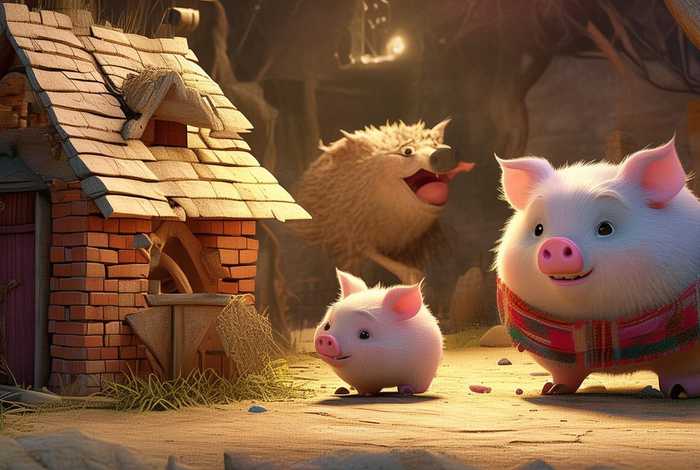 儿童故事三只小猪故事简介，三只小猪的故事幼儿