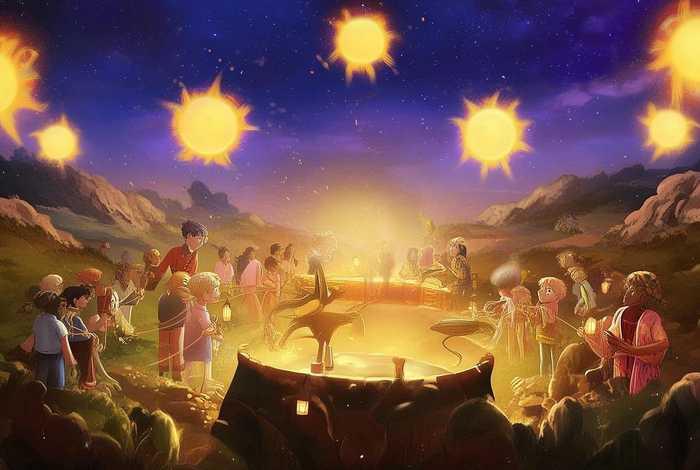 儿童故事睡前完整故事十个太阳（十个太阳故事视频）