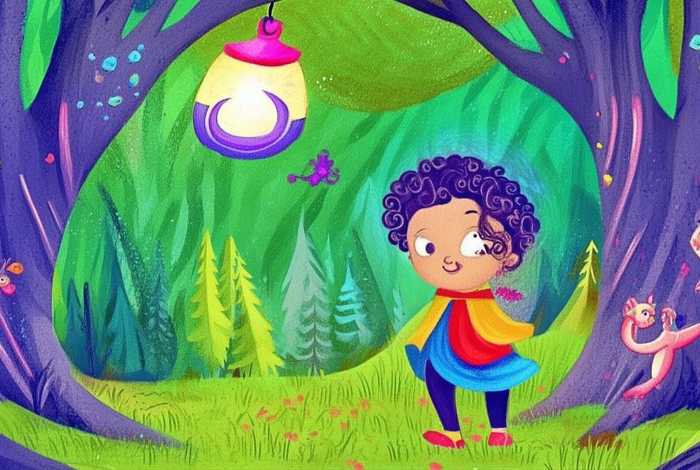 儿童英文故事配图，儿童英文故事书带插图