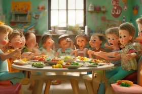 儿童吃饭故事、幼儿故事吃饭