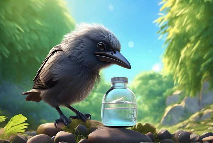儿童故事乌鸦喝水的故事、乌鸦喝水 的故事幼儿