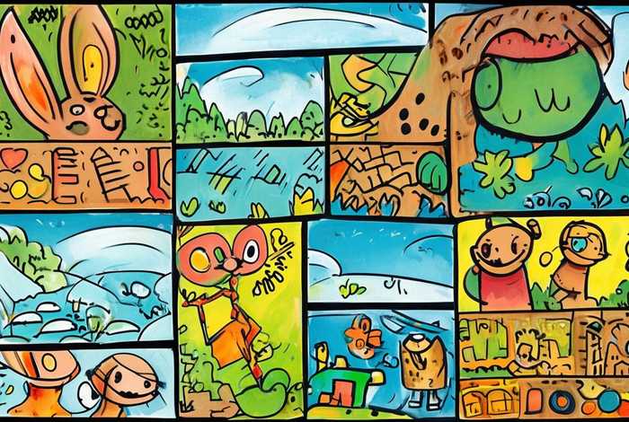 儿童手绘连环画6张故事（儿童手绘连环画6张简笔）