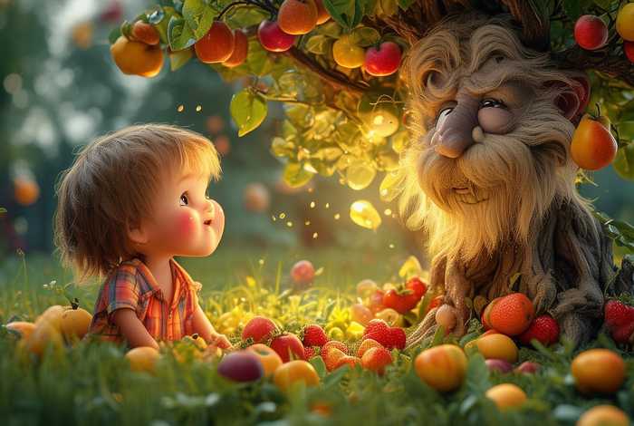 儿童水果故事50字，幼儿水果的故事简短的文字版