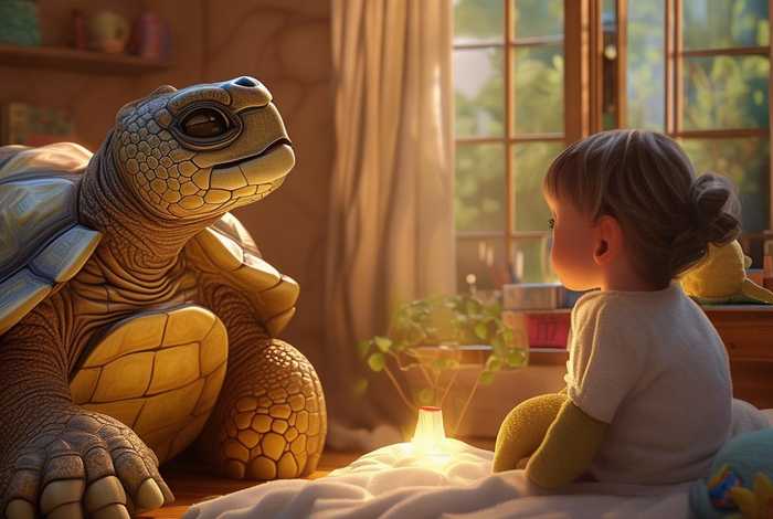 儿童睡前故事乌龟爷爷；乌龟爷爷睡前小故事3岁