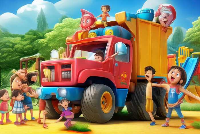 儿童翻斗车故事动画 儿童动画片翻斗车