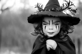 儿童万圣节女巫发箍翻译成英文 万圣节女巫服装儿童