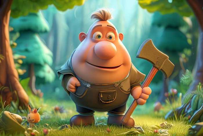 儿童故事光头强动画片，儿童版光头强动画片