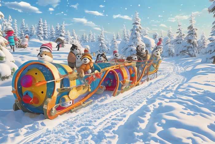 儿童故事雪橇（儿童故事狗狗拉雪橇）