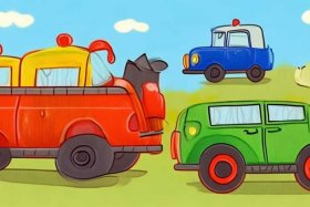 cars and trucks绘本 - car car truck jeep绘本