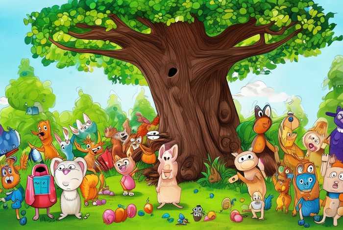 儿童故事简笔画图片（儿童故事简笔画图片大全大图）