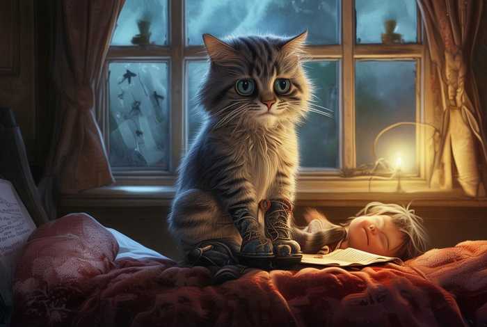 儿童睡前故事穿靴子的猫 - 睡前故事 穿靴子的猫 儿童睡前故事穿靴子的猫 - 睡前故事 穿靴子的猫