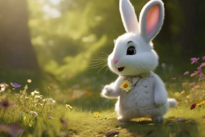 儿童故事有礼貌的小兔 - 故事有礼貌的小兔子 儿童故事有礼貌的小兔 - 故事有礼貌的小兔子