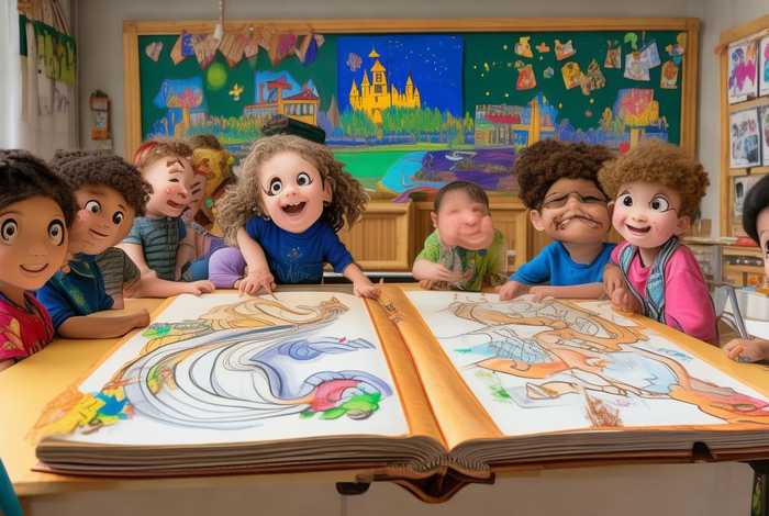 儿童故事画报三年级作文，三年级故事手抄报怎么画？