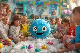 3-6岁儿童感冒故事，超级感冒幼儿故事视频