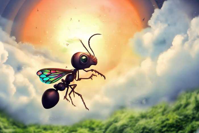 儿童故事小蚂蚁飞上天 - 小蚂蚁飞上天故事完整
