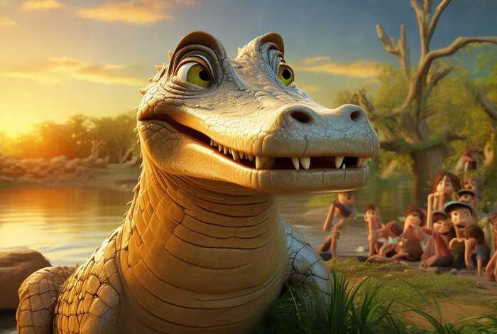 儿童故事鳄鱼的眼泪视频 - 鳄鱼的眼泪的故事视频