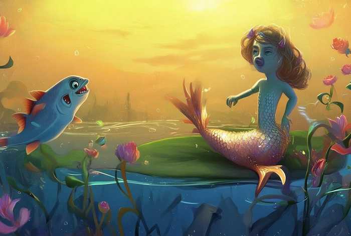 儿童睡前故事食人鱼；人鱼故事睡前故事