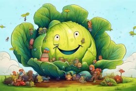 儿童动画片卷心菜的故事、卷心菜里的故事简笔画