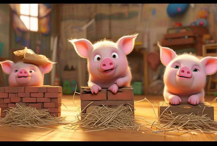 儿童睡前故事文字版本三只小猪;睡前故事幼儿故事大全三只小猪文字版 儿童睡前故事文字版本三只小猪;睡前故事幼儿故事大全三只小猪文字版