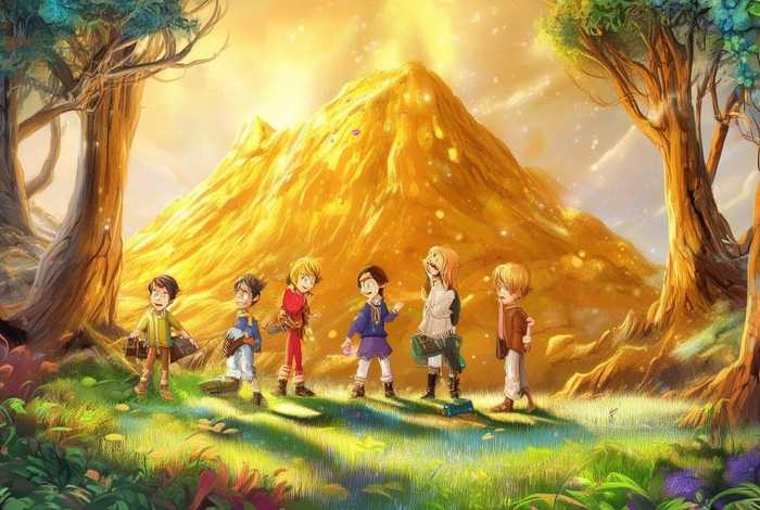 儿童故事金银山、金银山民间故事