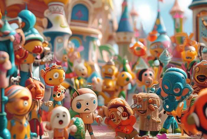 儿童玩具的动画片和童话故事、儿童玩具动画片动画玩具