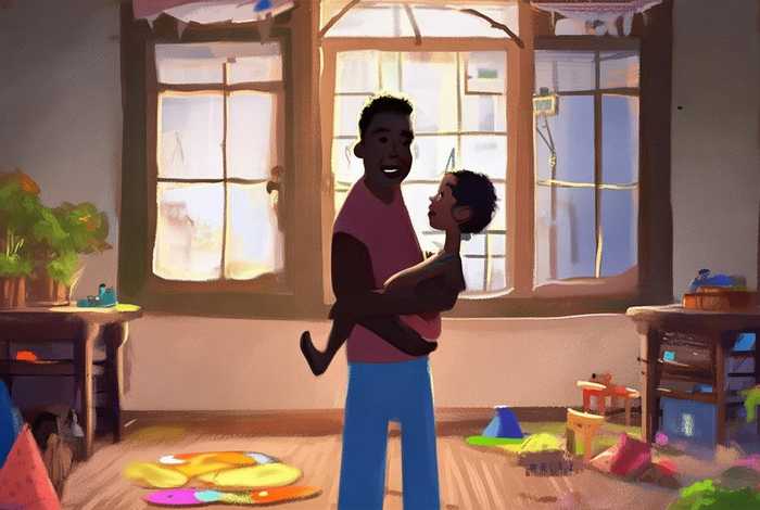 儿童绘本故事父爱（父爱如山绘本故事）