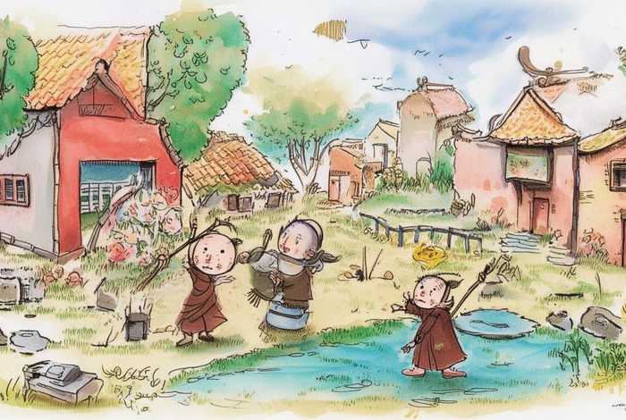 儿童故事三个和尚文字版、幼儿故事三个和尚文字