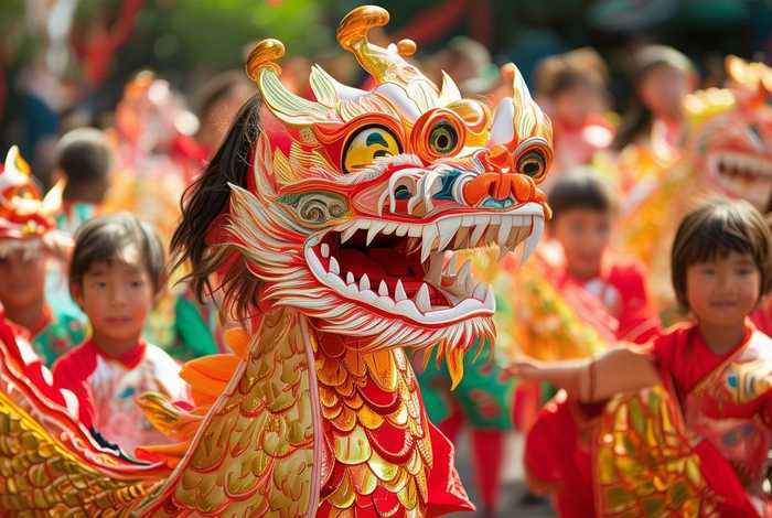 儿童舞龙表演视频，幼儿舞龙视频表演视频