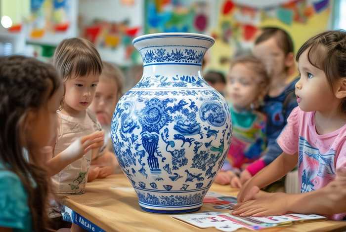 《青花瓷的故事》幼儿、幼儿园大班青花瓷的故事教案