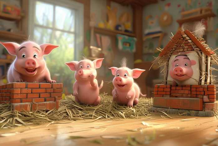 儿童睡前故事文字版本三只小猪;睡前故事幼儿故事大全三只小猪文字版 儿童睡前故事文字版本三只小猪;睡前故事幼儿故事大全三只小猪文字版