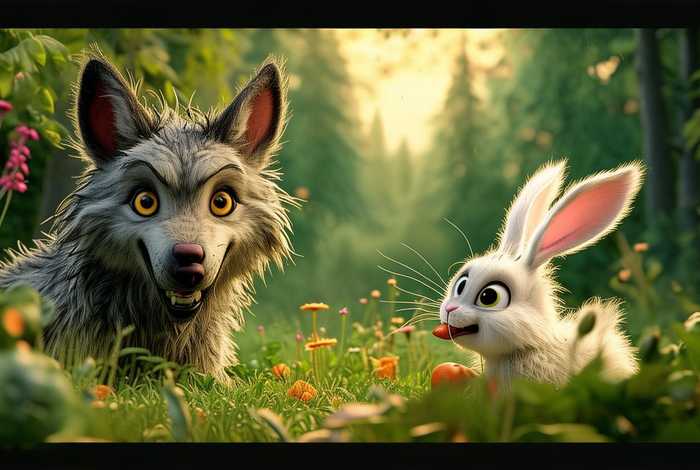 儿童故事大全大灰狼和小白兔 - 幼儿故事大全小白兔和大灰狼