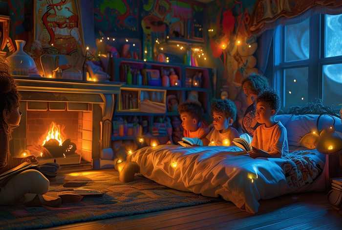 儿童故事睡前故事连续播放，儿童睡前故事大全连续播放一年