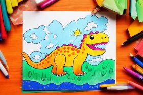 儿童恐龙简笔画 儿童恐龙简笔画入门