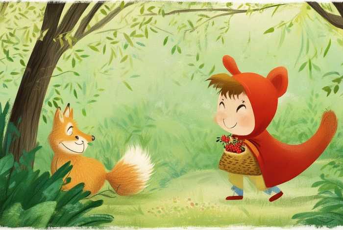 儿童版小红帽的故事、少儿故事小红帽的故事 儿童版小红帽的故事、少儿故事小红帽的故事
