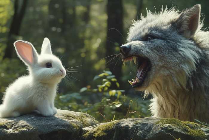 儿童故事大灰狼和小白兔的故事 - 少儿故事大灰狼和小白兔