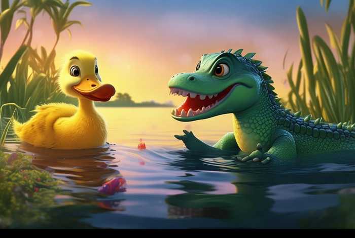 儿童睡前故事鳄鱼鸭、鳄鱼的睡前故事1001无标题 儿童睡前故事鳄鱼鸭、鳄鱼的睡前故事1001无标题