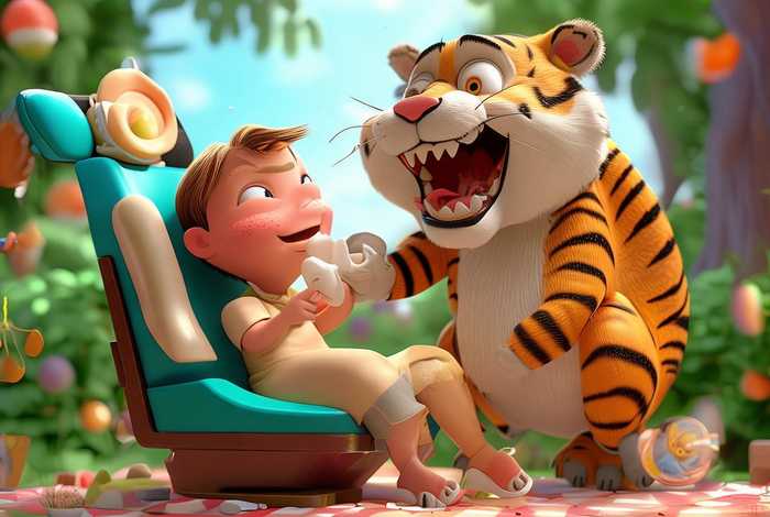 儿童故事老虎拔牙、少儿故事老虎拔牙