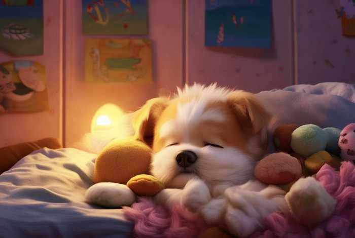 儿童故事狗睡觉（小狗睡觉的故事）