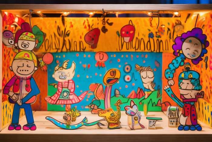 儿童便携式皮影、儿童皮影制作简笔画