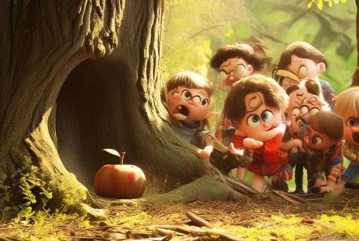 儿童故事苹果去哪里了；幼儿故事苹果哪去了