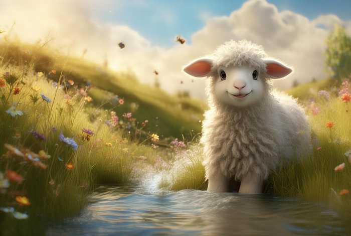 儿童故事小羊喝水 - 少儿故事小羊喝水 儿童故事小羊喝水 - 少儿故事小羊喝水
